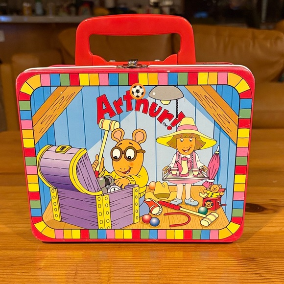 Schylling Other - Vintage 1997 Arthur Kids Treasure Chest Lunchbox - Multicolor